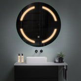 LED Spiegel Rond | met Touch-Knop | Warm Wit Licht - Reyze Serie Salono Model 2