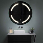LED Spiegel Rond | met Touch-Knop | Neutraal wit licht - Reyze Serie Salono Model 2