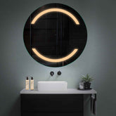 LED Spiegel Rond | Zonder Touchknoppen | Warm Wit Licht - Reyze Serie Salono Model 4