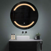 LED Spiegel Rond | met Touch-Knop | Warm Wit Licht - Reyze Serie Salono Model 4