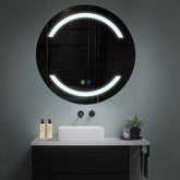 LED Spiegel Rond | met Touch-Knoppen | en Anti-Condens Functie | Koud wit licht - Reyze Serie Salono Model 4