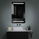 LED Spiegel Verticaal | met Touch-Knoppen | en Anti-Condens Functie | Neutraal wit licht - Reyze Serie Salono Model 4