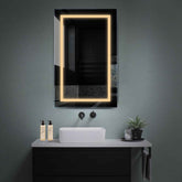 LED Spiegel Verticaal | Zonder Touchknoppen | Warm Wit Licht - Reyze Serie Salono Model 1