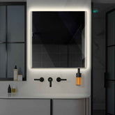 LED Spiegel Vierkant | Zonder Touchknoppen | Neutraal wit licht - Reyze Serie Edge Model 7