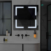 LED Spiegel Vierkant | Zonder Touchknoppen | Koud wit licht - Reyze Serie Salono Model 2