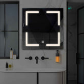 LED Spiegel Vierkant | met Touch-Knop | Neutraal wit licht - Reyze Serie Salono Model 2