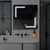 LED Spiegel Vierkant | met Touch-Knop | Koud wit licht - Reyze Serie Salono Model 3