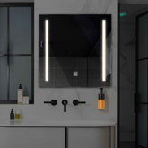 LED Spiegel Vierkant | met Touch-Knop | Neutraal wit licht - Reyze Serie Salono Model 5
