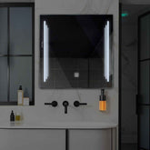 LED Spiegel Vierkant | met Touch-Knop | Koud wit licht - Reyze Serie Salono Model 8