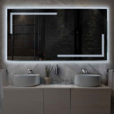 LED Spiegel Rechthoekig | Zonder Touchknoppen | Koud wit licht - Reyze Serie Minimal Model 2