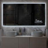 LED Spiegel Rechthoekig | Zonder Touchknoppen | Koud wit licht - Reyze Serie Motivated Model 3