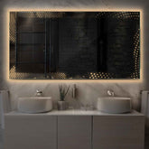 LED Spiegel Rechthoekig | Zonder Touchknoppen | Warm Wit Licht - Reyze Serie Simetria Model 8