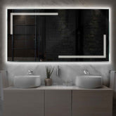 LED Spiegel Rechthoekig | Zonder Touchknoppen | Neutraal wit licht - Reyze Serie Minimal Model 2