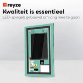 LED Spiegel Verticaal | met Touch-Knoppen | en Anti-Condens Functie | Neutraal wit licht - Reyze Serie Motivated Model 5