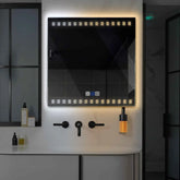 LED Spiegel Vierkant | met Touch-Knoppen | en Anti-Condens Functie | Instelbare lichttemperatuur - Reyze Serie Minimal Model 6