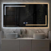 LED Spiegel Rechthoekig | met Touch-Knoppen | en Anti-Condens Functie | Instelbare lichttemperatuur - Reyze Serie Minimal Model 2