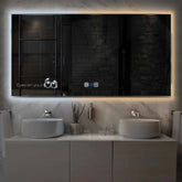 LED Spiegel Rechthoekig | met Touch-Knoppen | en Anti-Condens Functie | Instelbare lichttemperatuur - Reyze Serie Motivated Model 8