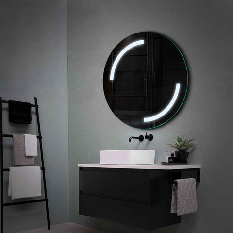 LED Spiegel Rond | Zonder Touchknoppen | Koud wit licht - Reyze Serie Salono Model 3