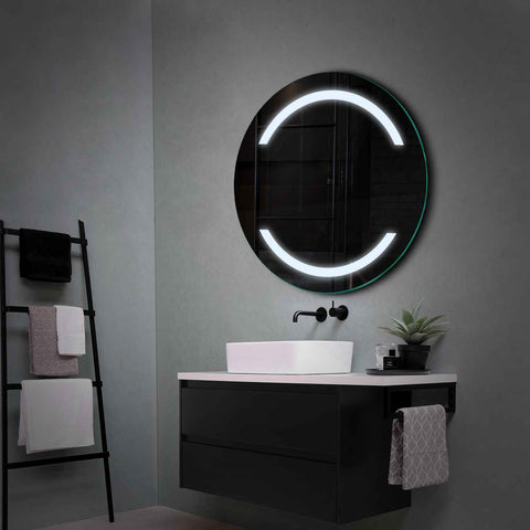LED Spiegel Rond | Zonder Touchknoppen | Koud wit licht - Reyze Serie Salono Model 4