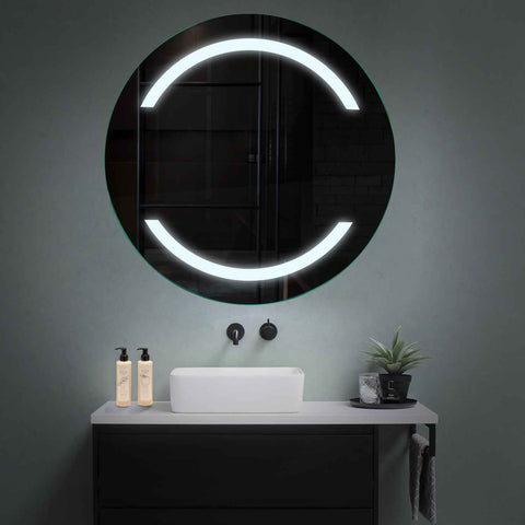LED Spiegel Rond | Zonder Touchknoppen | Koud wit licht - Reyze Serie Salono Model 4