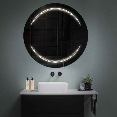 LED Spiegel Rond | Zonder Touchknoppen | Neutraal wit licht - Reyze Serie Salono Model 7