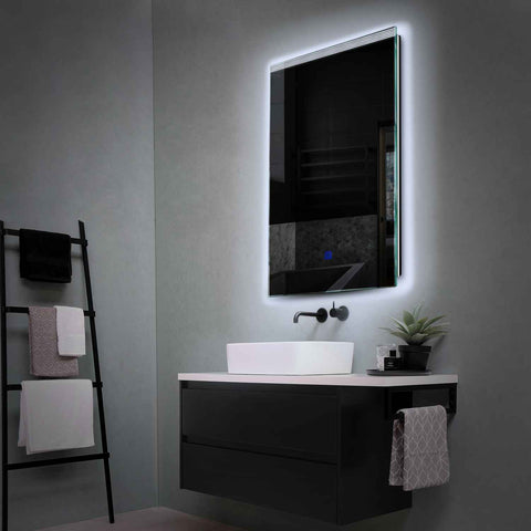 LED Spiegel Verticaal | met Touch-Knop | Koud wit licht - Reyze Serie Edge Model 5