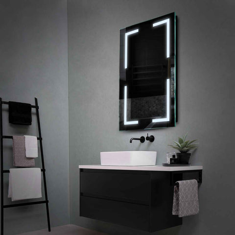 LED Spiegel Verticaal | Zonder Touchknoppen | Koud wit licht - Reyze Serie Salono Model 2