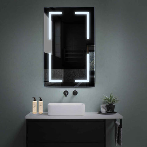 LED Spiegel Verticaal | Zonder Touchknoppen | Koud wit licht - Reyze Serie Salono Model 2