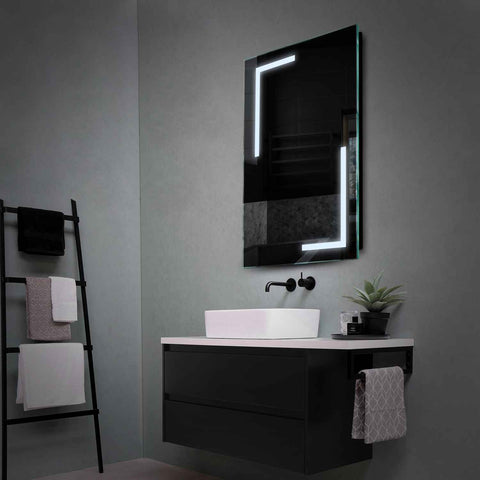 LED Spiegel Verticaal | Zonder Touchknoppen | Koud wit licht - Reyze Serie Salono Model 3