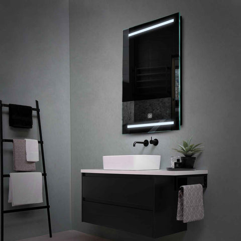 LED Spiegel Verticaal | met Touch-Knop | Koud wit licht - Reyze Serie Salono Model 4