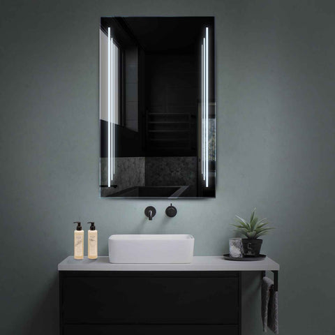 LED Spiegel Verticaal | Zonder Touchknoppen | Koud wit licht - Reyze Serie Salono Model 8