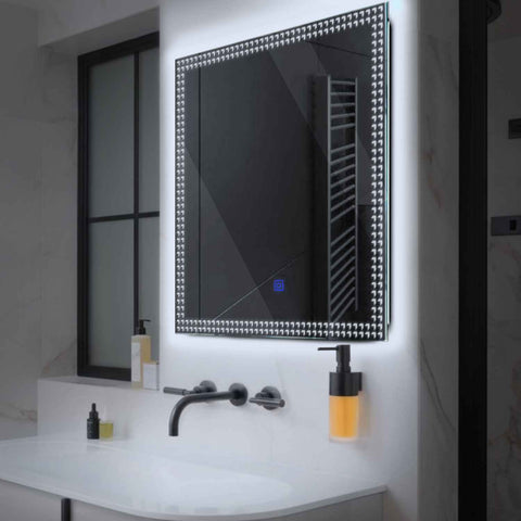 LED Spiegel Vierkant | met Touch-Knop | Koud wit licht - Reyze Serie Official Model 6