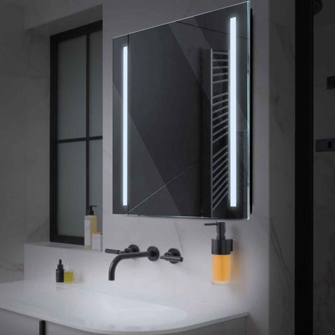 LED Spiegel Vierkant | Zonder Touchknoppen | Koud wit licht - Reyze Serie Salono Model 5