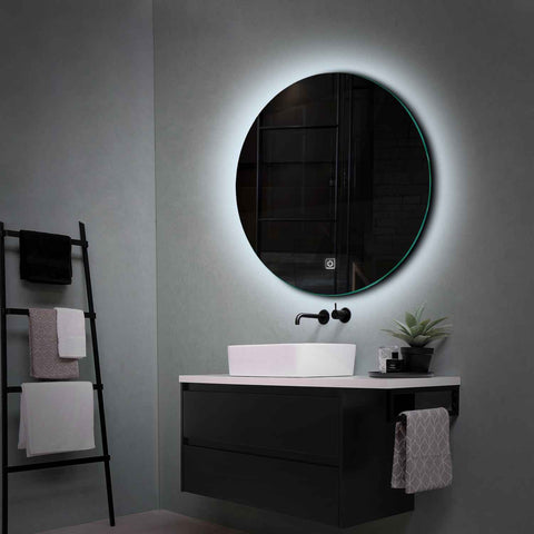 LED Spiegel Rond | met Touch-Knop | Koud wit licht - Reyze Serie Ambient Model 1