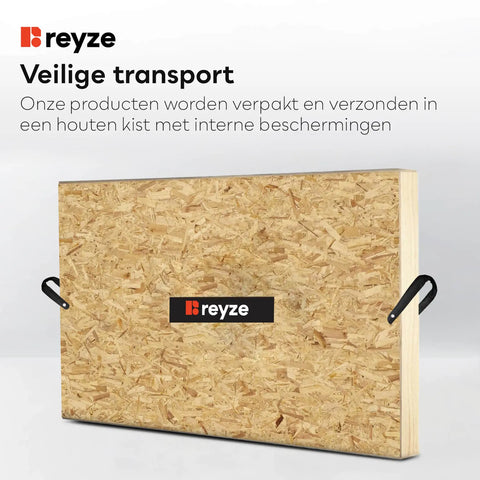 LED Spiegel Vierkant | met Touch-Knoppen | en Anti-Condens Functie | Neutraal wit licht - Reyze Serie Official Model 3